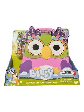Bluey Chattermax Owl Figure Carrying Case - Pink & Green